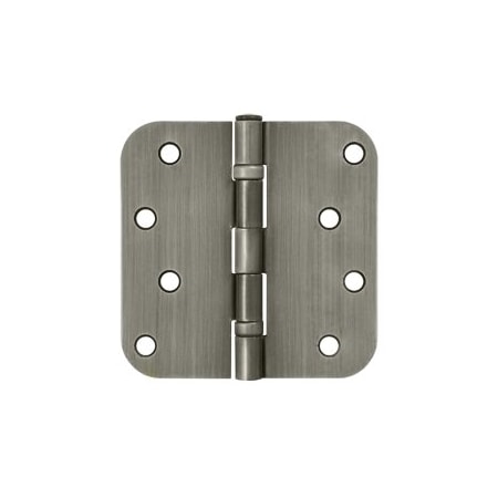 Deltana S44R5BB15A 5/8 Radius Hinge Antique Nickel, 10PK S44R5BB15A-XCP10
